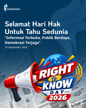SELAMAT HARI HAK UNTUK TAHU SEDUNIA